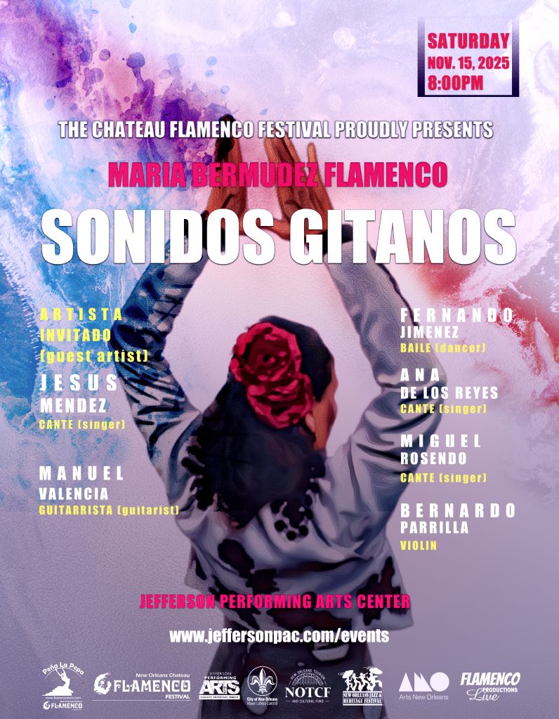 Sonidos Gitanos Poster for the 4th Annual Chateau Flamenco Festival